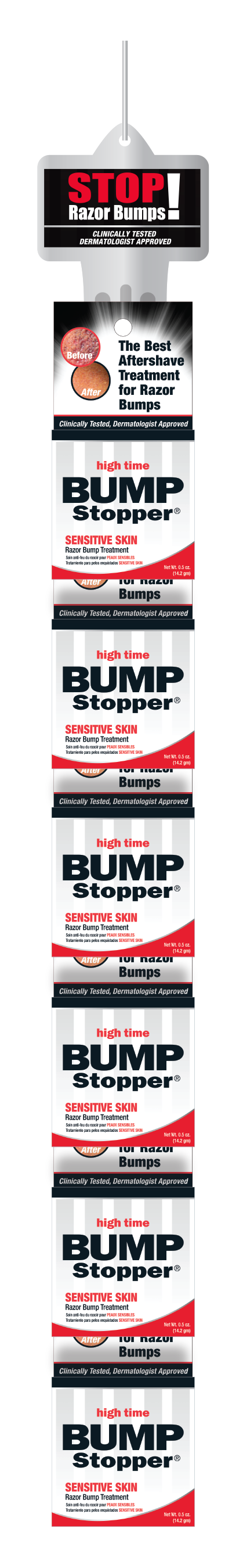 Bump Stopper Sensitive Skin Clip Strip